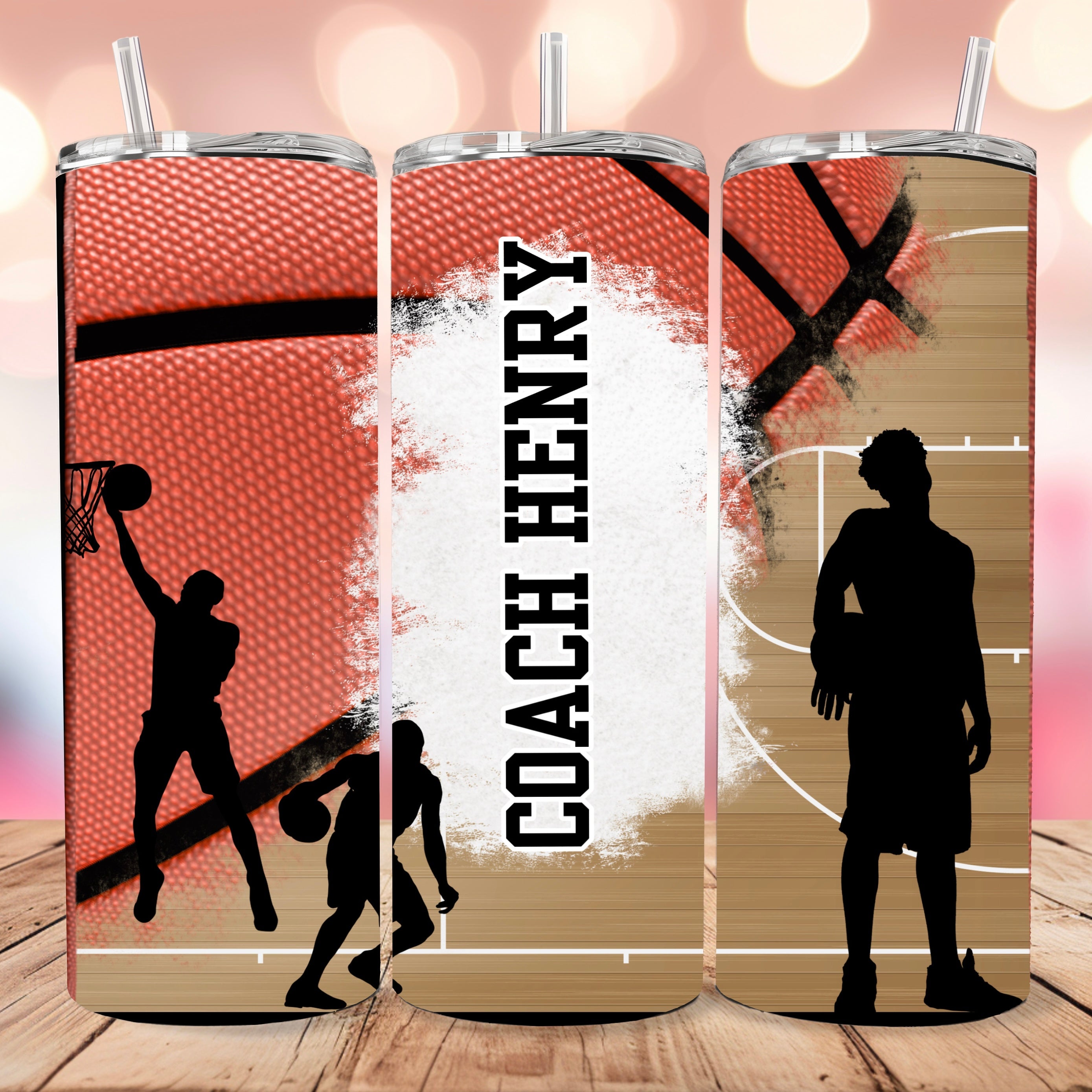 Gifts for coach and basketball player personalized tumbler , best coach ever personalized gift for birthday, Father’s Day