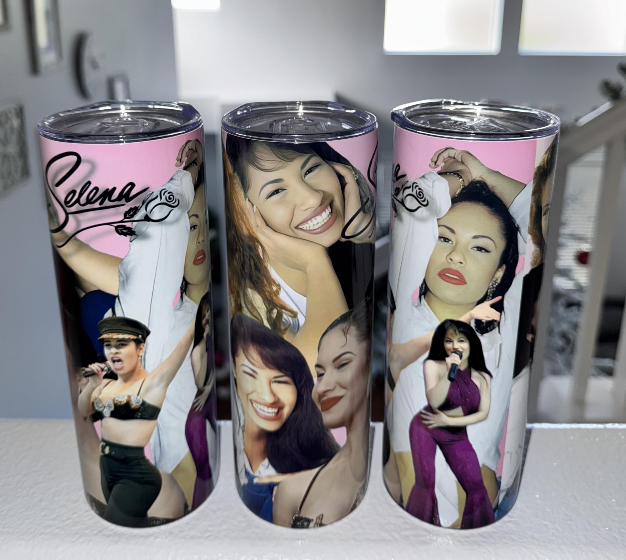 Personalized Selena tumbler, selena cup, como la Flor, double wall Selena tumbler, custom Selena gifts, 20oz tumbler, gifts for Selena fan