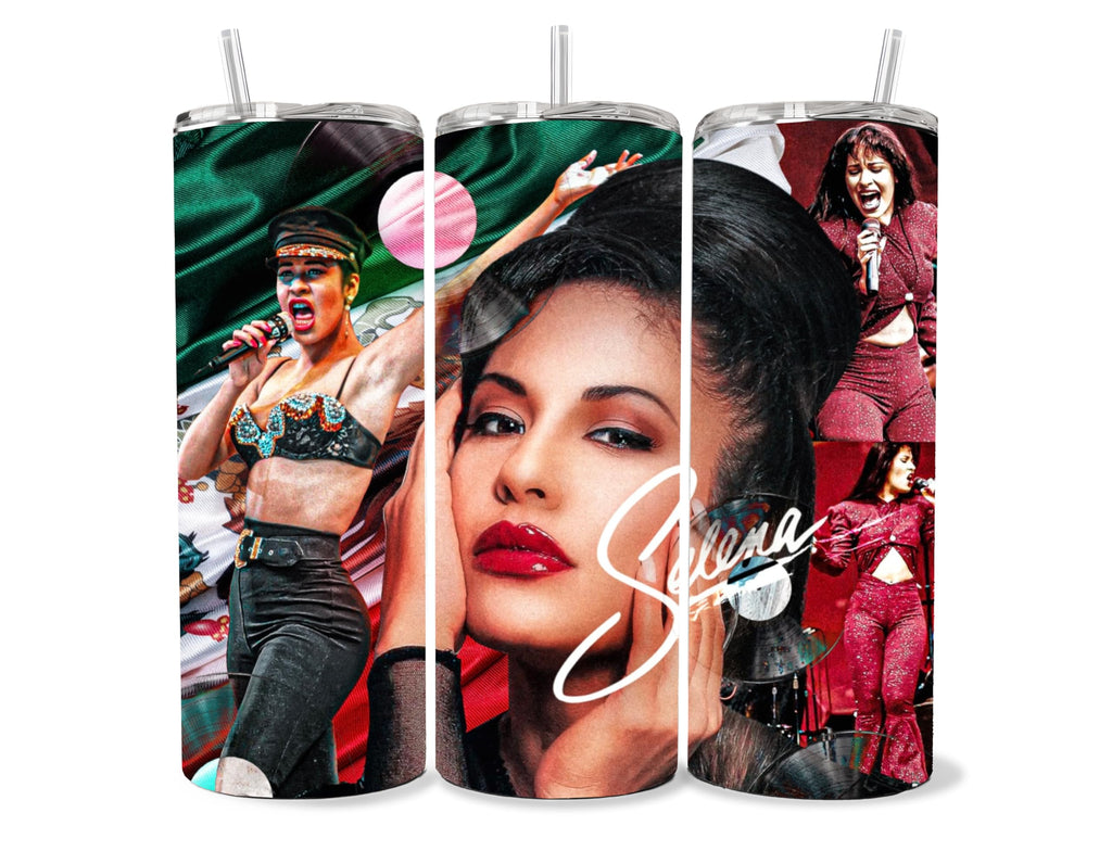 Personalized Selena tumbler, selena cup, como la Flor, double wall Selena tumbler, custom Selena gifts, 20oz tumbler, gifts for Selena fan